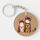 Search for striped cat key rings Cats