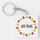 Search for cute ladybug key rings Insects