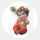 Search for indian art stickers Krishna