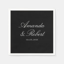 Search for black and white napkins Minimalist