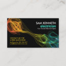 Search for electrical contractor business cards Electrician