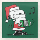 Search for santa claus coasters Charles schulz