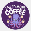 Search for funny coffee stickers Addict