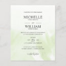 Search for private ceremony invitations Greenery