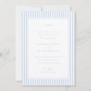 Search for preppy wedding invitations Blue and white
