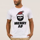 Search for merry af tshirts Santa
