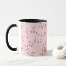 Search for pink music note mugs Choir