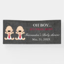 Search for twins baby shower banners Twin boys
