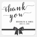 Search for black white bow wedding stickers Simple