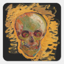Search for painted skull stickers Scary