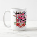 Search for with god all things are possible mugs Inspirational