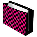 Search for hot pink and black gift bags Pattern