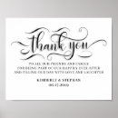 Search for thank you wedding signs Script