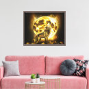 Search for wolf canvas prints Stars
