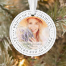 Search for proud round christmas tree decorations Graduation