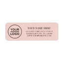 Search for blush return address labels Elegant
