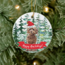 Search for cockapoo christmas tree decorations Dog