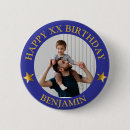 Search for blue with white badges For kids
