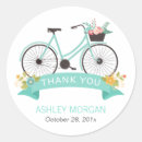 Search for bicycle thank you stickers Bridal shower
