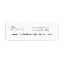Search for website return address labels Elegant