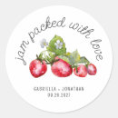 Search for strawberry jam jar stickers Jam packed with love