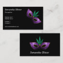 Search for mardi gras business cards Purple