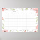 Search for large print calendars Floral