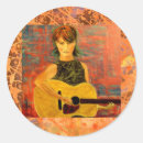 Search for singer round stickers Girl