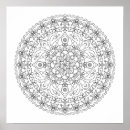 Search for adult colouring posters Black and white
