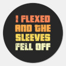 Search for flexing stickers Body builder