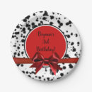 Search for black and white spots plates Dog