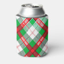 Search for plaid can coolers Festive