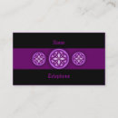 Search for elegant goth business cards Purple