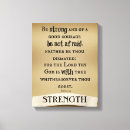 Search for strong canvas prints Typography