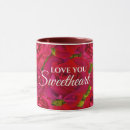 Search for romantic love message mugs Valentine