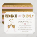 Search for bubble pink ticket invitations Brunch and bubbly