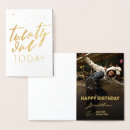 Search for elegant 21st birthday cards Black and gold
