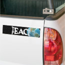Search for peace on earth bumper stickers Planet
