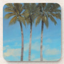 Search for palm tree cork coasters Ocean