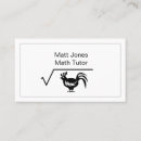 Search for math tutor business cards Tutoring