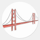 Search for golden gate stickers Watercolor