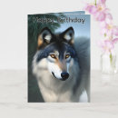 Search for wolf birthday cards Dog