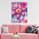 Search for pink and teal canvas prints Abstract
