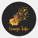 Search for awareness butterfly stickers Orange