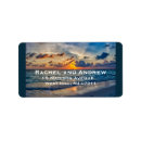 Search for ski return address labels Blue