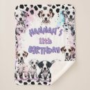 Search for birthday party blankets Puppy