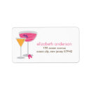 Search for cocktail return address labels Bachelorette