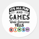 Search for bingo party stickers Gambling
