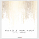 Search for beauty salon business bumper stickers Gold