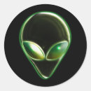 Search for alien head stickers Aliens